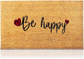 Be Happy - 17"x29" - Coir Door Mat - Welcome Mats by AmaruDoorMats