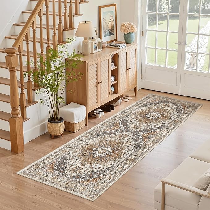 Madane Washable Runner Rug by Madane
