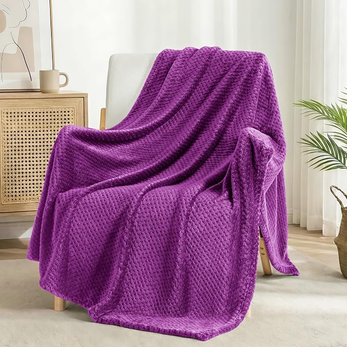 Exclusivo Mezcla Fleece Throw Blanket Extra Large, Super Soft and Warm Blankets by ExclusivoMezcla