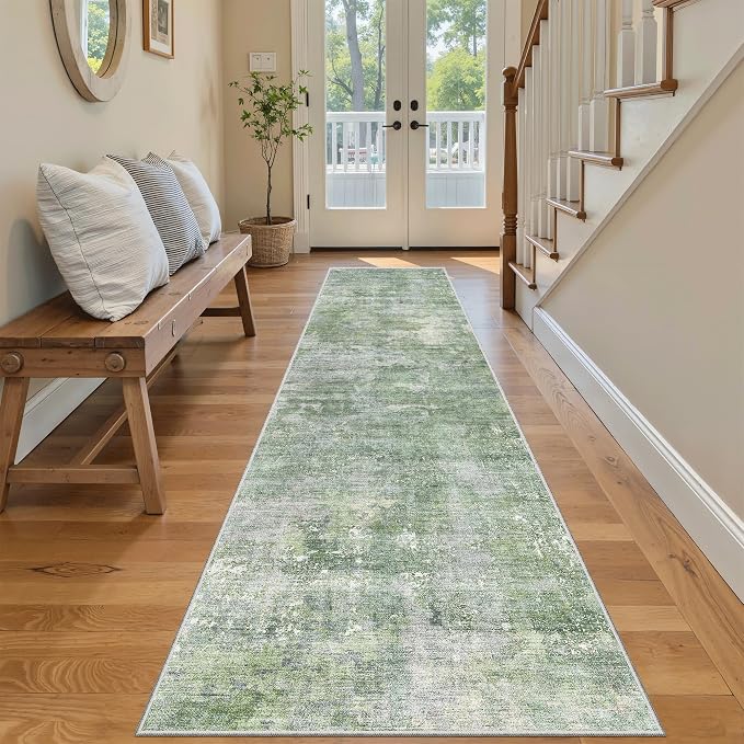 Runner Rug 2x8 Washable Non-Slip Hallway Runner Rugs - Image 2