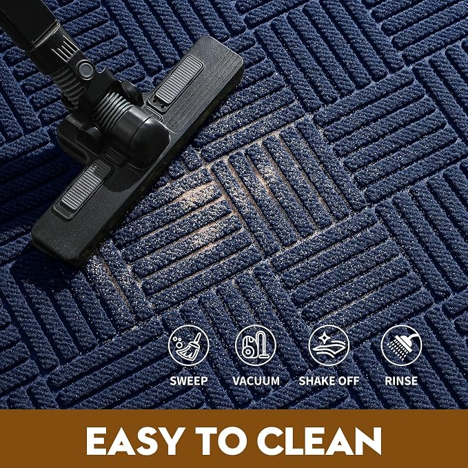 Front Door Mat, Heavy Duty Waterproof Doormat 61.5"x36", Stain Fade Resistant - Image 6