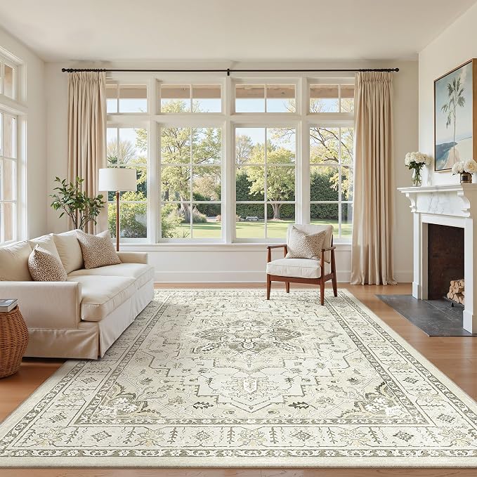 zesthome 5x7 Area Rugs, Machine Washable Rugs - Image 4