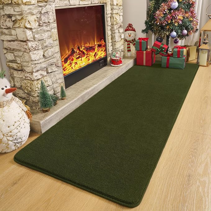 Amearea Modern Soft Hallway Runner Rug, 2x6 Fluffy Bedroom Bedside Rugs - Image 4