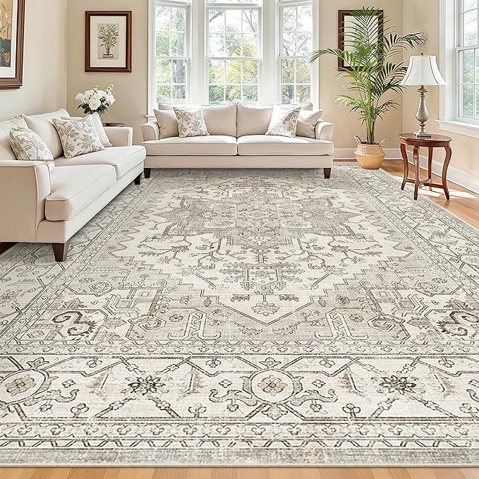 Madane Washable Rug 8x10 Area Rugs - Image 2