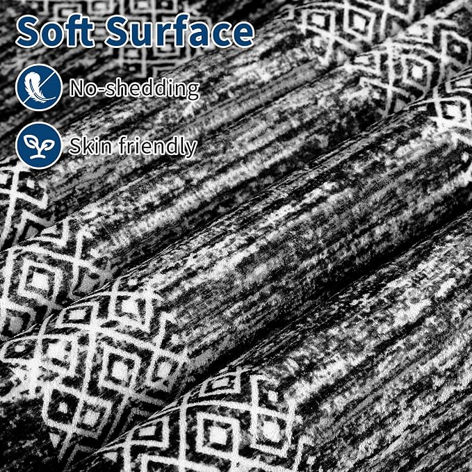 GarveeHome Washable Runner Rug 2x6 Modern Hallway Rug Non Slip Entryway Runner - Image 4