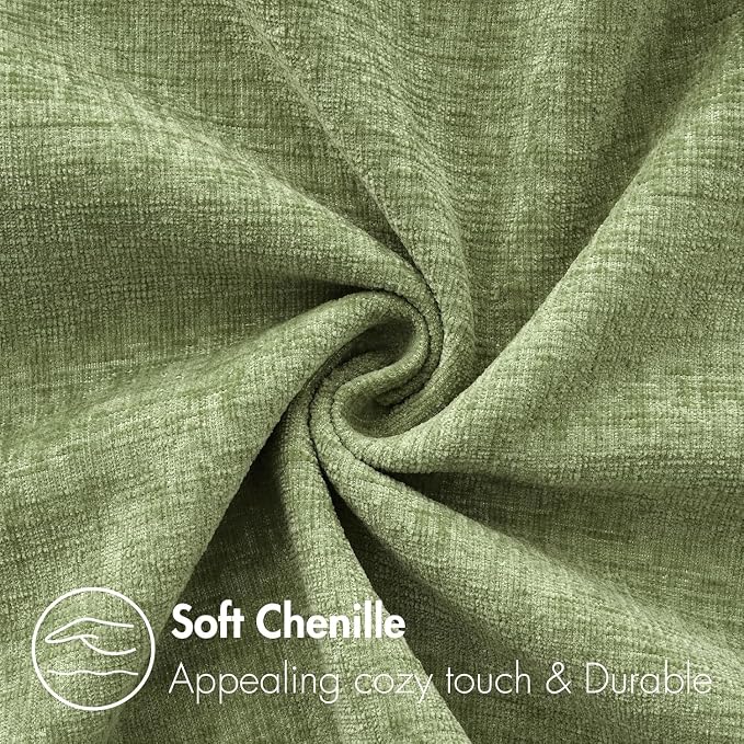 MIULEE Pack of 2 Couch Throw Pillow Covers 12x24 Inch Spring Soft Sage Green - Image 3