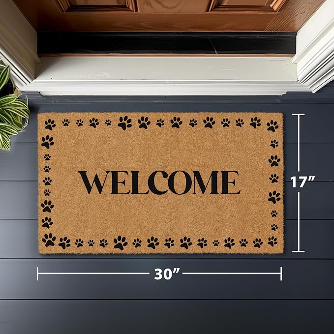 Barnyard Designs Natural Coco Coir Heavy Duty Backing Doormat - Image 3