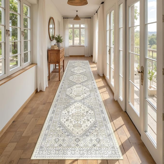 Carpet Runners for Hallway 12ft, Non-Slip Long Bathroom Rugs Runner for Kitchen - Image 5