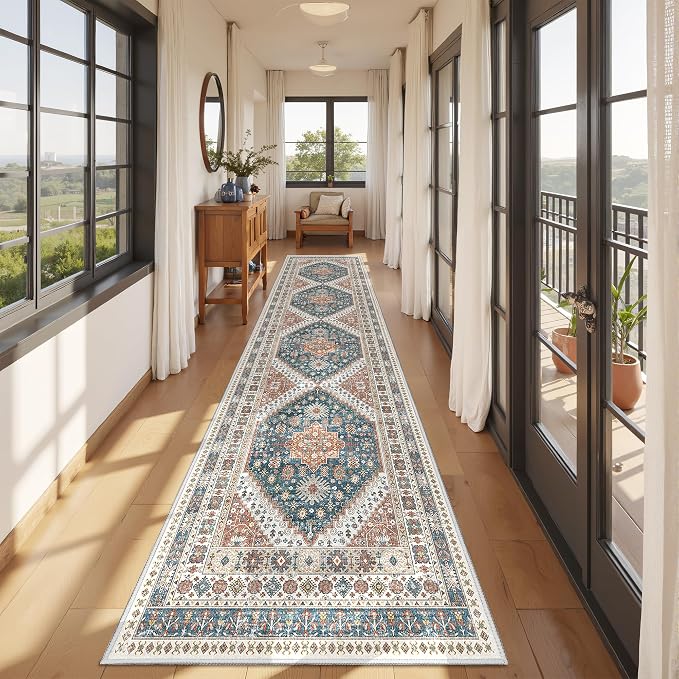 Runner Rug 2x10, Ultra-Thin Kitchen Rugs Non Slip Washable Rugs - Image 3