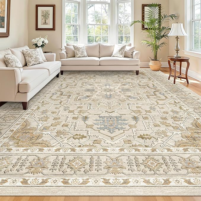 Madane Washable Rug 8x10 Area Rugs - Image 2