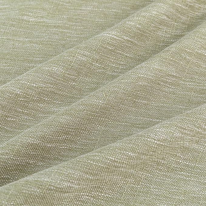MYSKY HOME Sage Green Living Room Curtains 95 Inches Long Semi Sheer Drapes - Image 6