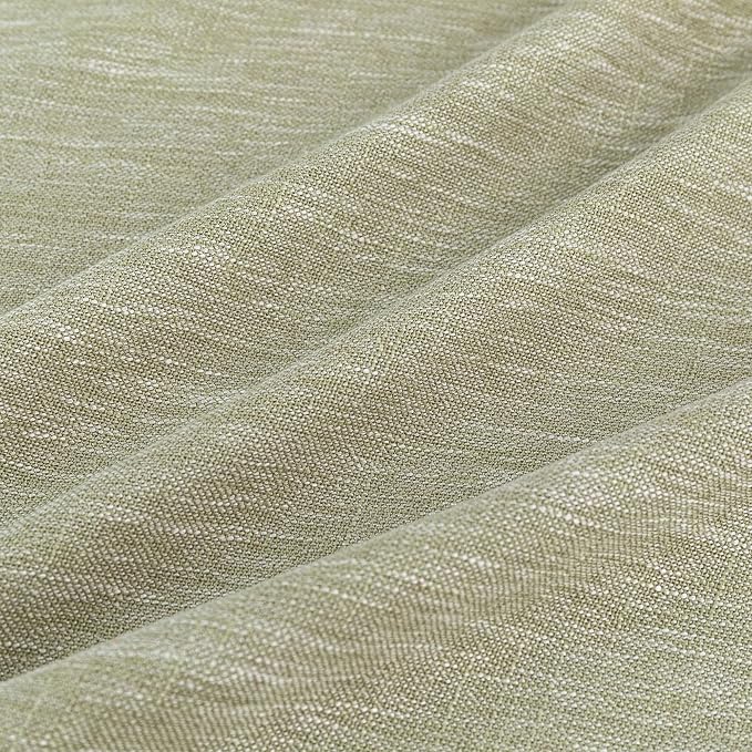 MYSKY HOME Sage Green Sheer Curtains Short Window Treatment Panels Light - Image 6