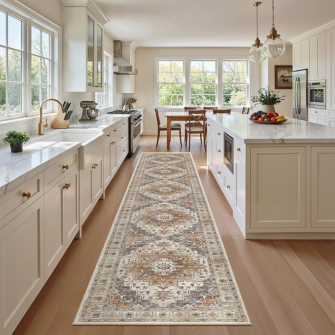 Madane Hallway Runner Rug 2x12, Extra Long Washable Runner Rugs - Image 3