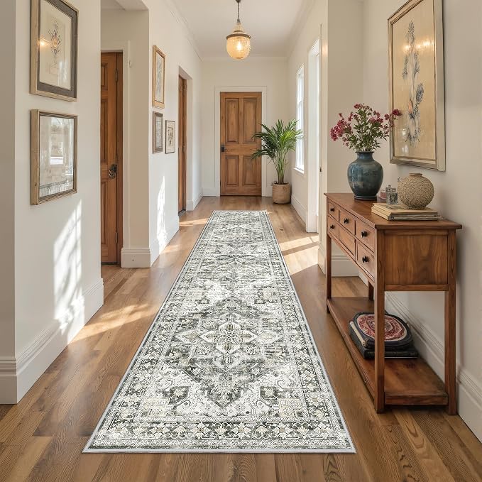 Runner Rug 2x10, Ultra-Thin Kitchen Rugs Non Slip Washable Rugs - Image 5