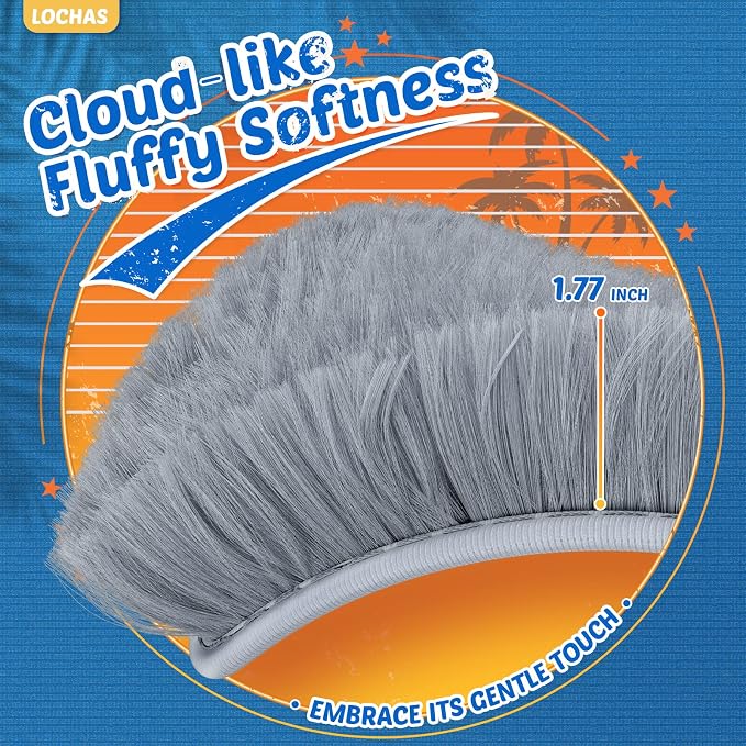 LOCHAS Ultra Soft Indoor Modern Area Rugs Fluffy Living Room Carpets - Image 2