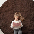 OLANLY Coffee Round Rugs for Bedroom by OLANLY