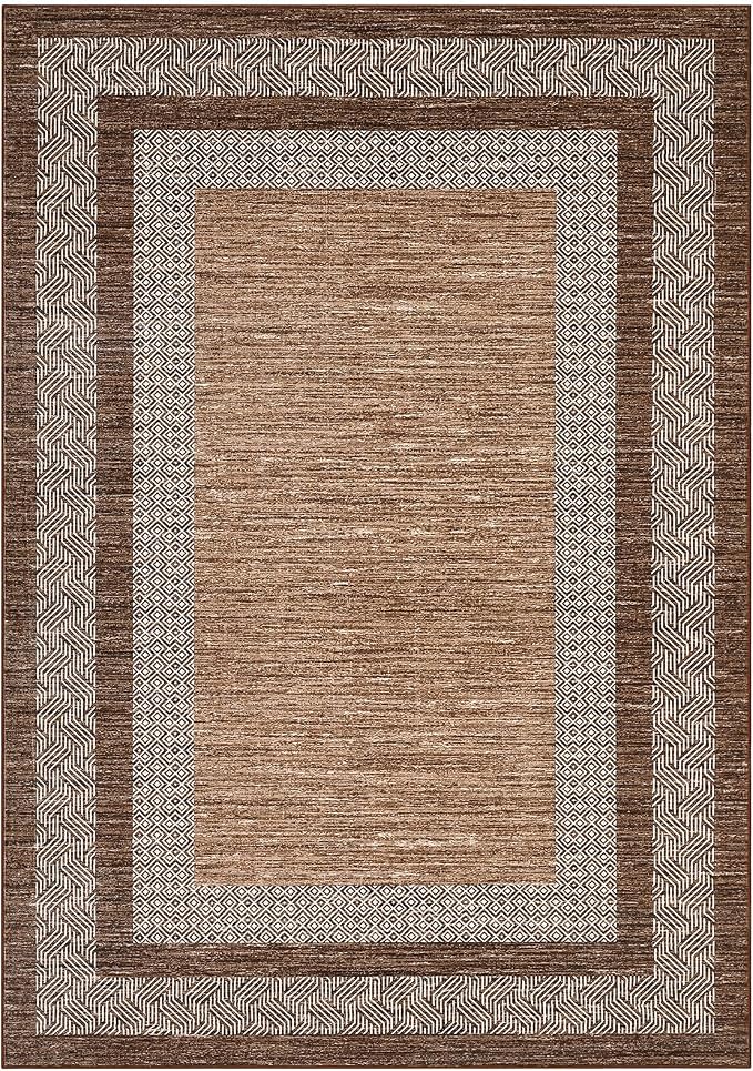 Washable 2.5x10 Kitchen Runner Rug, Easy Clean Geometri Rugs - Image 3