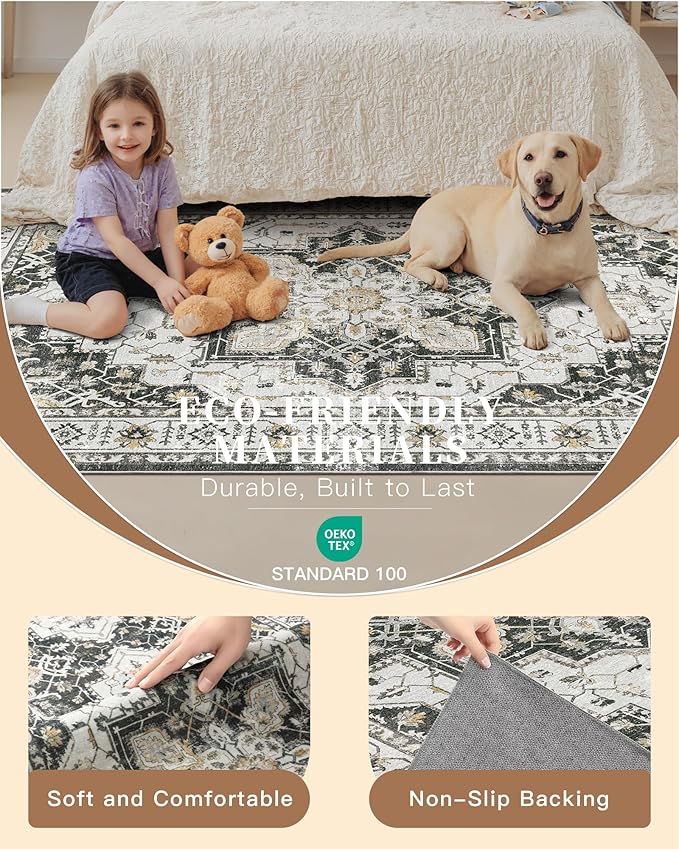 Madane Hallway Runner Rug 2'6''x16' Kitchen Runner - Image 5