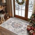 Washable 3x4 Entryway Area Rugs: Farmhouse Non-Slip kitchen Sink Floor Mats by HYHAOYUNLAI