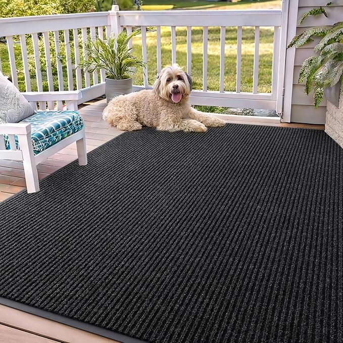 OLANLY Front Door Mat Indoor Outdoor Entrance, Waterproof Heavy Duty Doormat by OLANLY