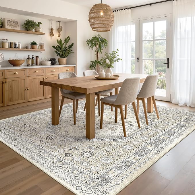 Area Rugs 5x7, Ultra-Thin Washable Rugs - Image 5