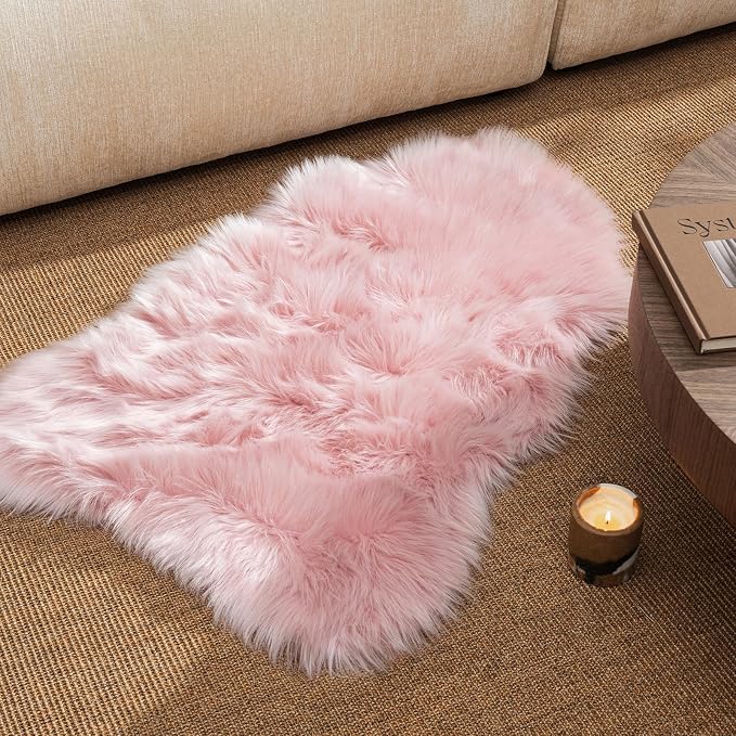 Ashler Faux Fur Area Rug - Image 4