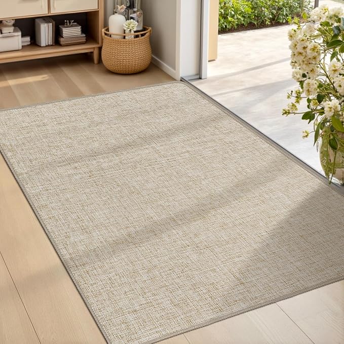 LEKEEPGO Ultra Thin Indoor Door Mat 24"x36", Low-Profile Door Mat Indoor by LEKEEPGO