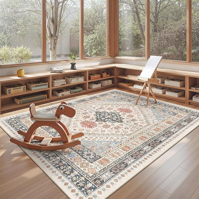 Area Rugs 5x7, Ultra-Thin Washable Rugs - Image 5