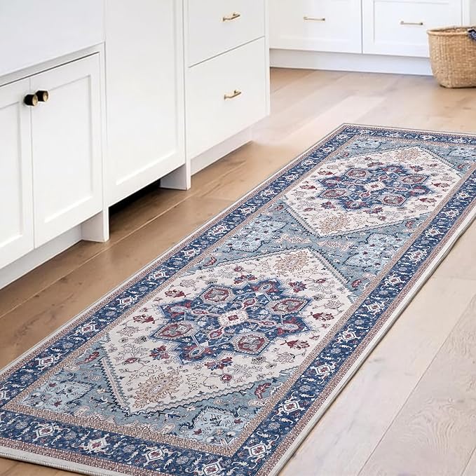 OPPODREAM Soft Entryway Rug 2x6, 2x6 Rug Runner, Washable Hallways Carpet 2 x 6 by OPPODREAM