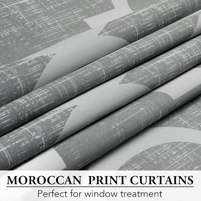 Beauoop 100% Blackout Curtains 96 Inches Long 2 Panels - Image 4