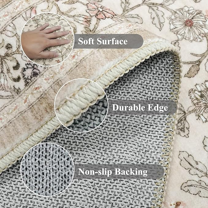 TOPRUUG 2x12 Washable Runner Rug - 12ft Runners - Image 6