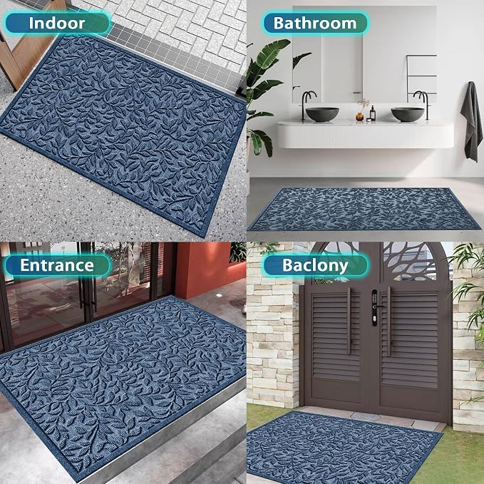 Bulijojo Sturdy Front Entrance Doormats, Durable Heavy Duty Welcome Mat - Image 6