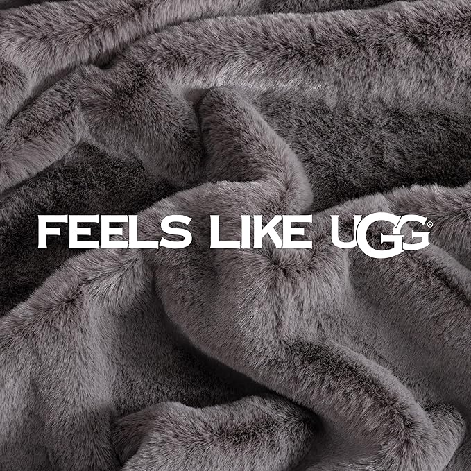 UGG Euphoria Faux Fur Throw Blanket, Oversized Soft Throw - Image 5