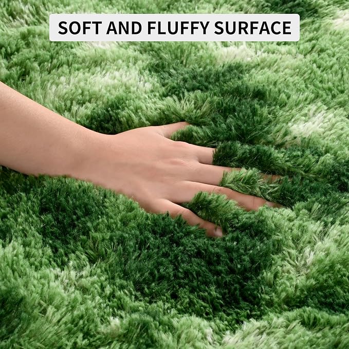 Tepook Soft Fluffy Rugs for Bedroom, 4x6 Area Rug for Living Room, Modern - Image 7