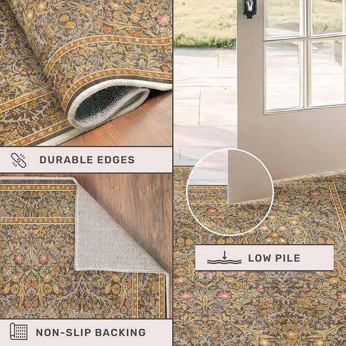 Large 8x12 Boho Living Room Rug - Image 5