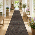 Washable Boho 3x16 Long Runner Rug by HazoHaus