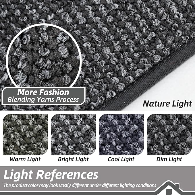BEQHAUSE Kitchen Rugs and Mats 2PCS, Non-Slip Kitchen Mats - Image 5