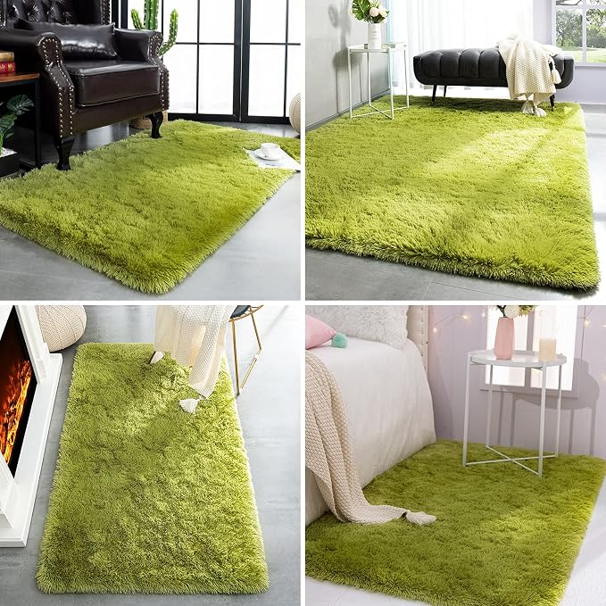 TWINNIS Super Soft Shaggy Rugs Fluffy Carpets, 4x5.9 Feet, Indoor Modern Plush - Image 5