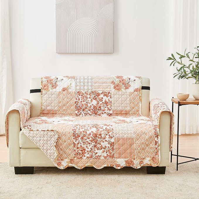 Great Bay Home Reversible Patchwork Loveseat Cover by GreatBayHome