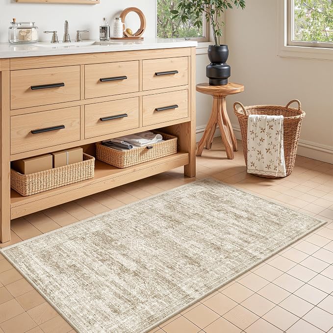 2x4 Washable Rug Runner for Bathroom, Soft Entryway Rug for Laundry Room - Image 4