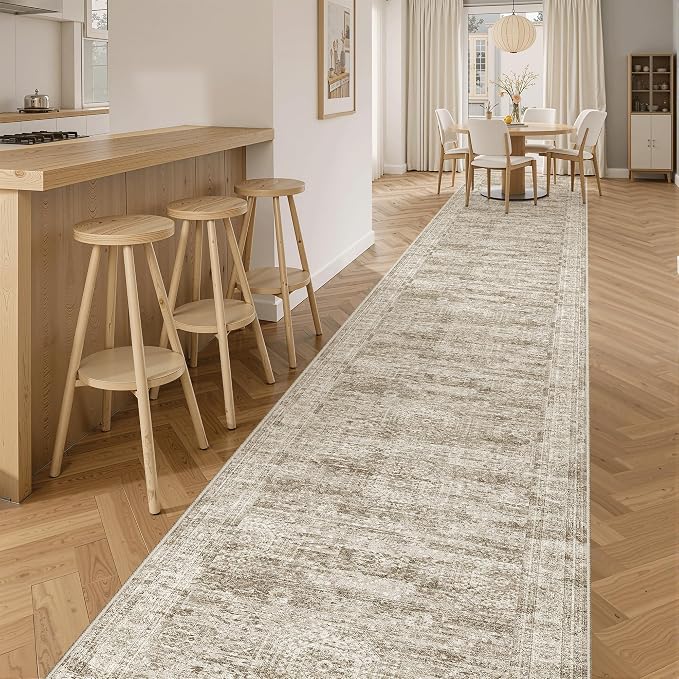 Runner Rug 2'6" x 16' Washable Non-Slip 2.5x16 ft Long Runner Rugs - Image 2
