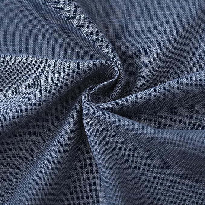Navy Blue Curtains 63 inch Length - Image 7