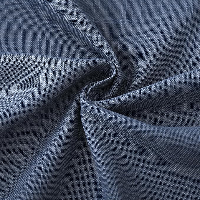 Navy Blue Curtains 90 inch Length - Image 6