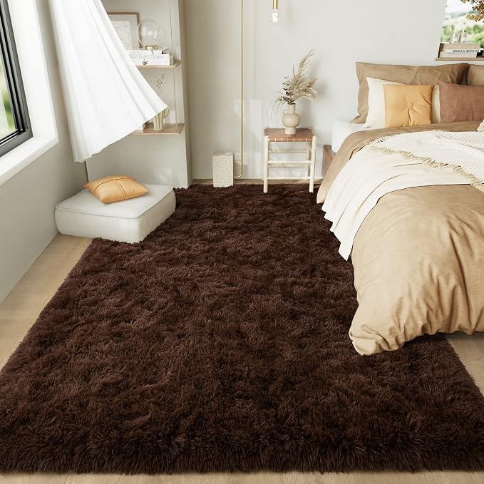 LOCHAS Ultra Soft Indoor Modern Area Rugs Fluffy Living Room Carpets - Image 2