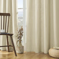 Joydeco Linen Curtains, 90 Inch Length, 2 Panels Set by JOYDECO