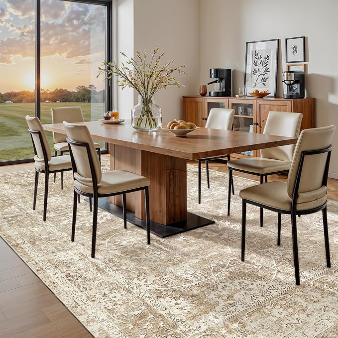 Madane 9x12 Area Rugs for Living Room, Machine Washable Rug - Image 3