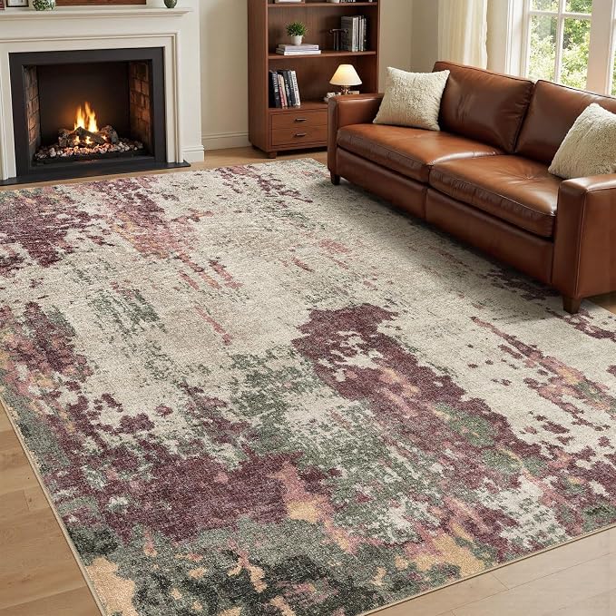 UERMEI 8x10 Area Rug Living Room Rugs - Image 2