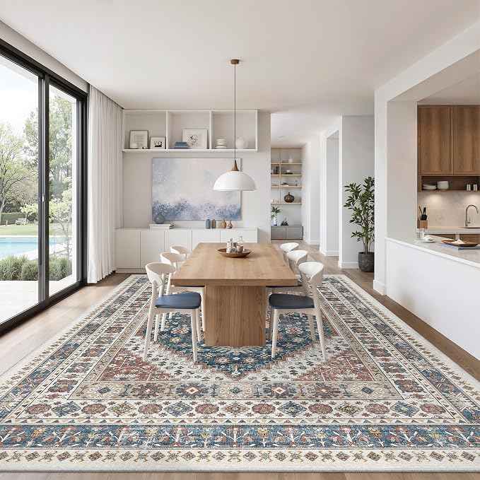 zesthome 10x14 Area Rugs, Stain Resistant Washable Rug, Ultra-Thin Rugs - Image 8