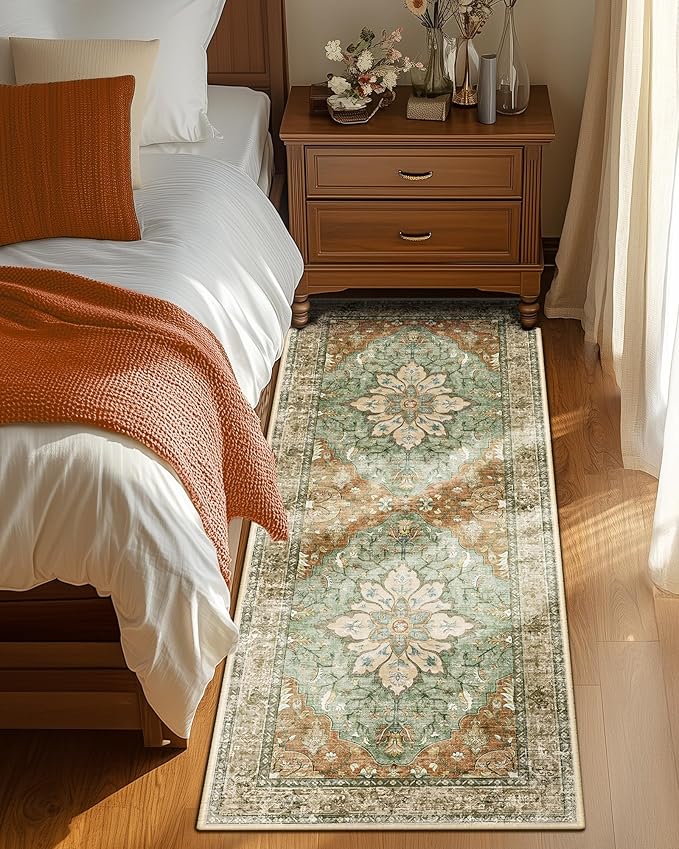 Area Rugs 2'x5' Runner Rug Non Slip Washable - Image 3