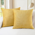 CaliTime Throw Pillow Covers Decorative 16 X 16 Inches Pack of 2 Cozy Soft by CaliTime